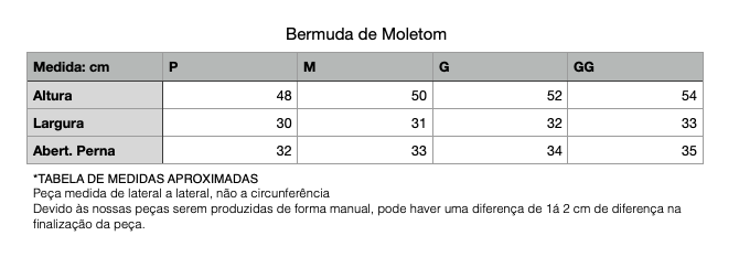 Bermuda de Moletom